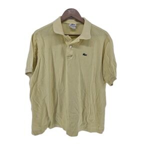 Lacoste Men's Size 7 (XXL) Yellow L.12.12 Original Fit Short Sleeve‎ Polo